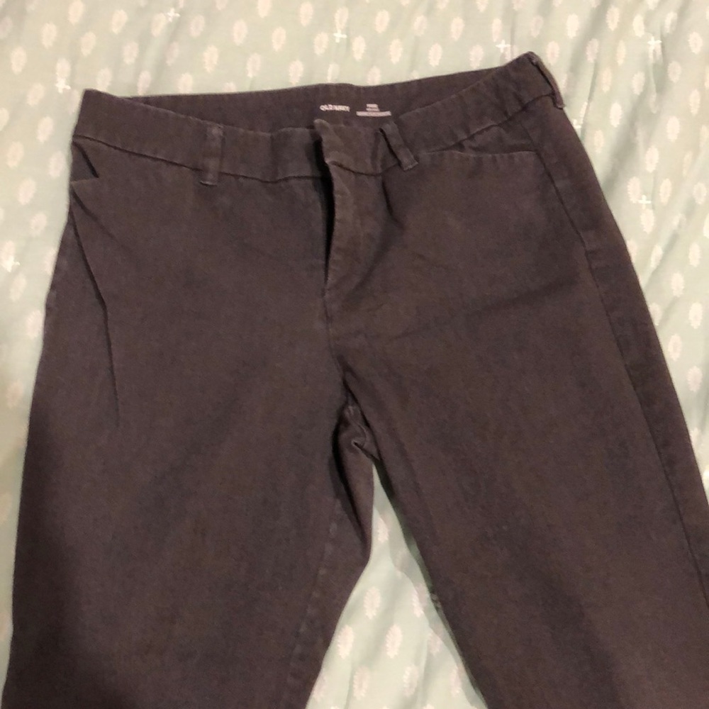 Charcoal gray old navy pixie pants